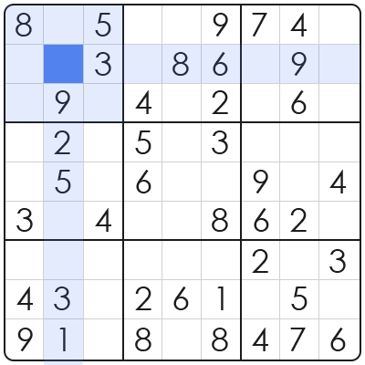 daily sudoku x